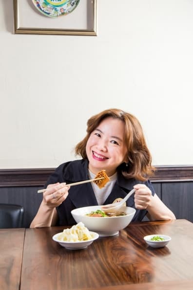 「愛飯團」站長許心怡大推最愛牛肉麵