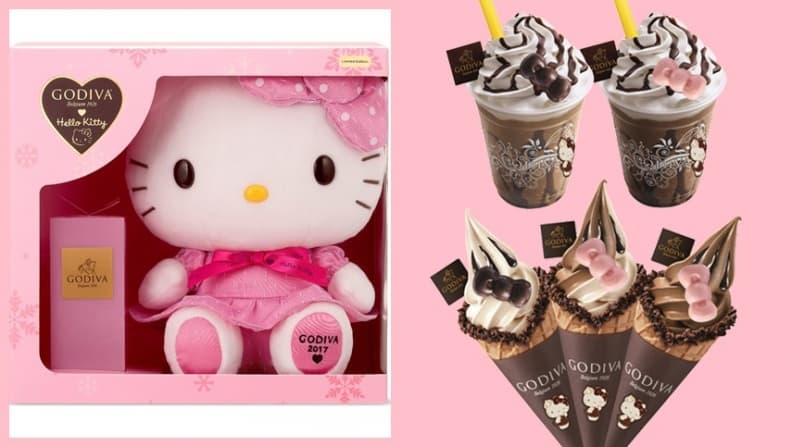 全球限量!Hello Kitty生日款玩偶、GODIVA巧克力,融化你的心