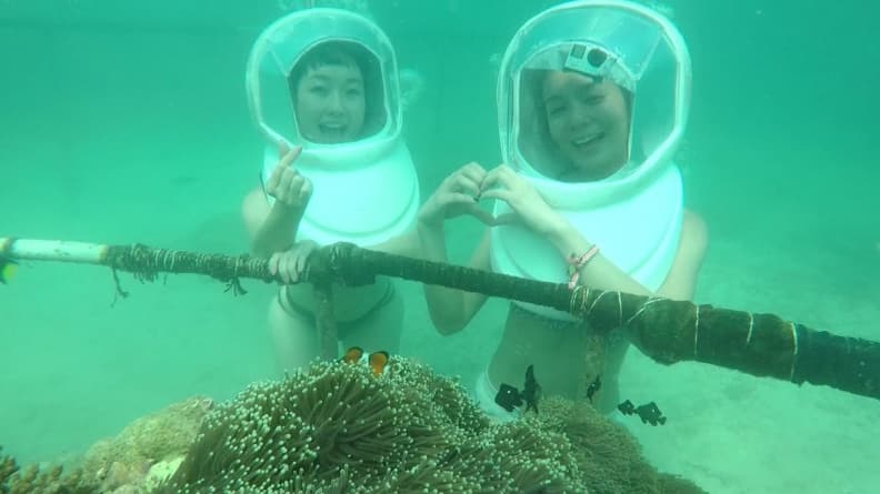 絕美珊瑚島 公主風玩法之不脫妝海底漫步