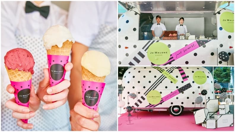 冰淇淋巡迴車！全台快閃輪到「Jo Malone」女孩兒愛牌，請給我來一球！