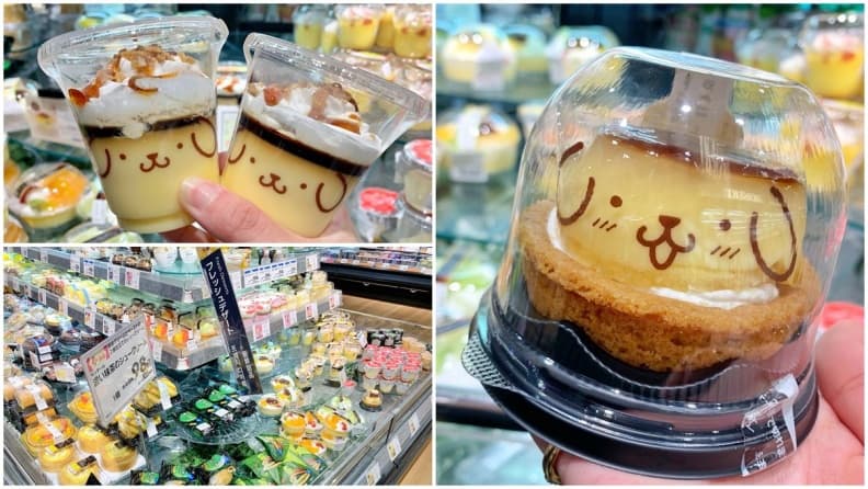布丁狗布丁！4款三麗鷗「聖代布丁、可麗餅」甜點吃貨搶買、日本超商限定