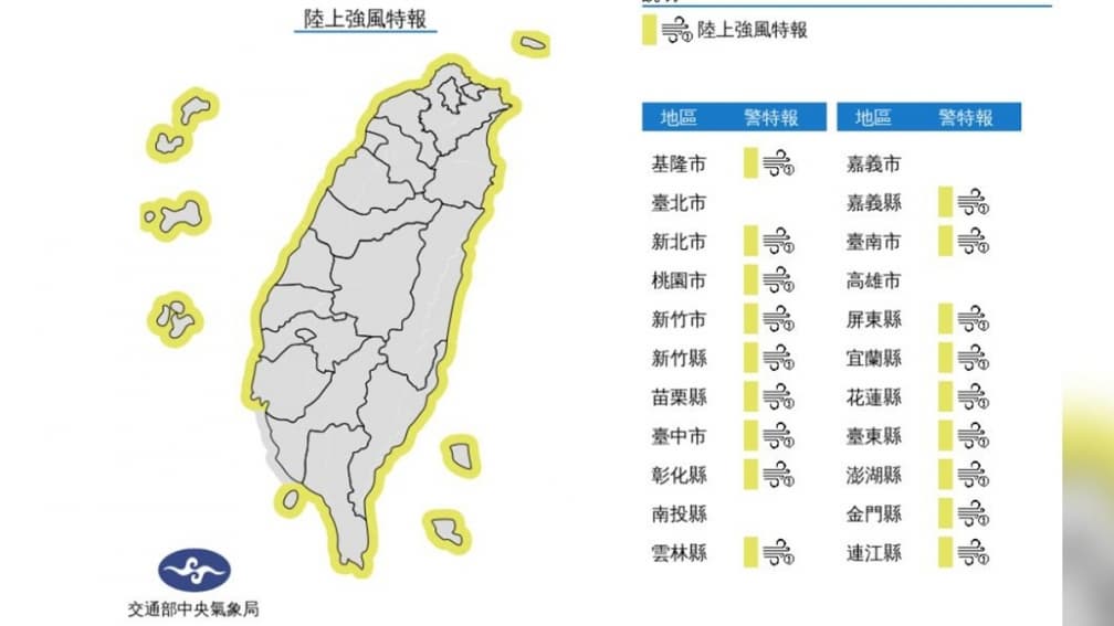 3地區豪大雨特報!東北季風一波波濕冷下探17度,1張圖看這週天氣 3地區豪大雨特報!東北季風一波波濕冷下探17度,1張圖看這週天氣