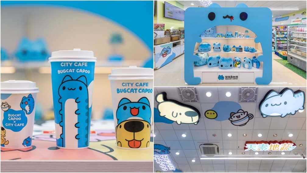 「7-11ｘ貓貓蟲咖波主題店」降落台北啦！先收超Q咖啡杯，首賣周邊開搶