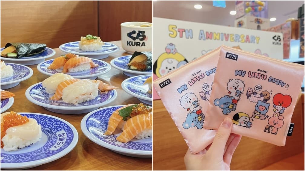 阿米們快收!藏壽司「BT21超萌收納包」免費送,限時搶吃6款鮭貝豪華料理