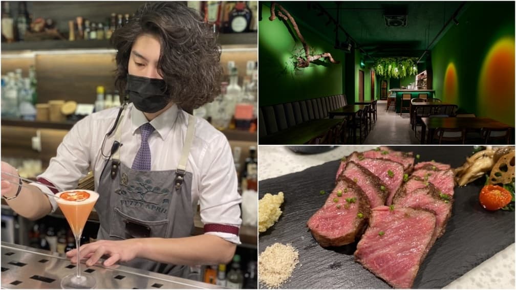 【新開店】綠色植栽風餐酒館！超濃郁明太子披薩、牛小排，搭普洱茶調酒絕配