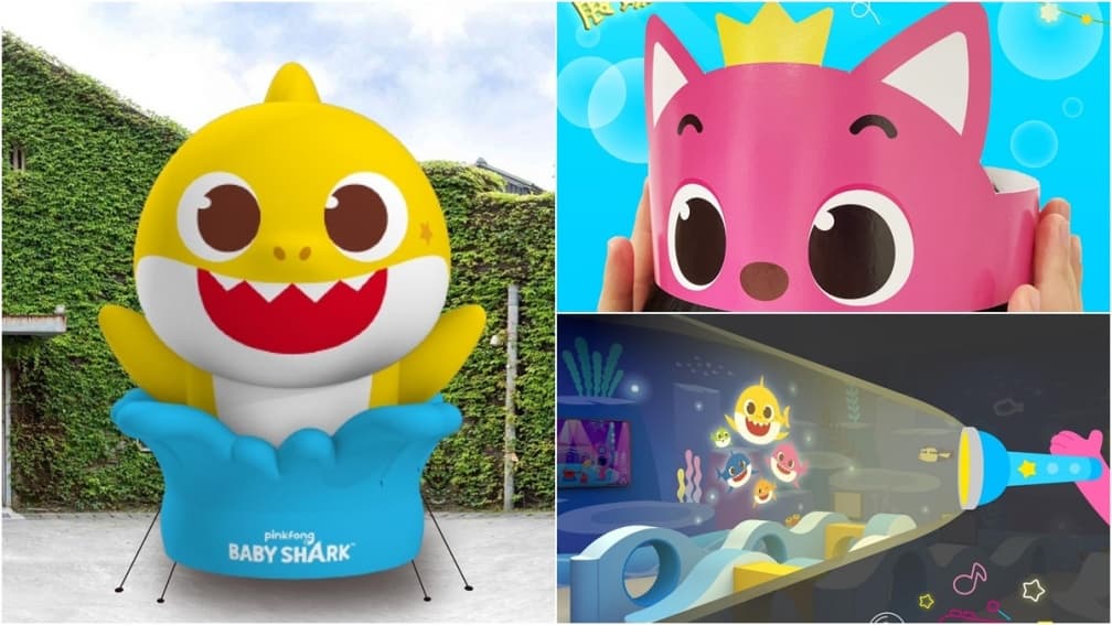 過年放風小孩了！「BABY SHARK特展」６展區開玩，4 公尺高鯊魚寶寶快打卡
