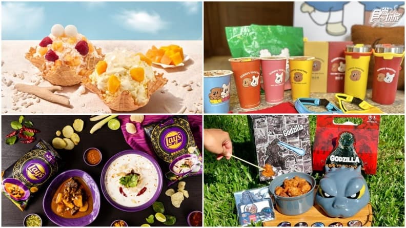 ７月必吃10大新品！哥吉拉造型碗套餐、粉紅霸王雞翅、超夯手搖推飛機餐飲