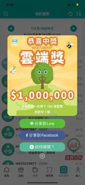 發票中獎100萬變800元！原PO質疑獎金被Ａ走，網友秒點出關鍵原因