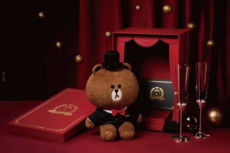 全球限量500隻！LINE FRIENDS「2024熊大禮盒」這天開賣，禮服＋禮帽超萌