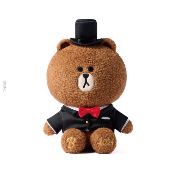 全球限量500隻！LINE FRIENDS「2024熊大禮盒」這天開賣，禮服＋禮帽超萌