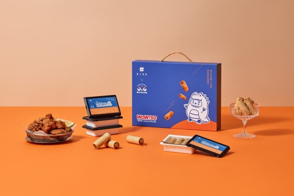半價吃人氣炸物４選１！繼光香香雞聯名台中蛋捲名店，推限量禮盒再送折價券