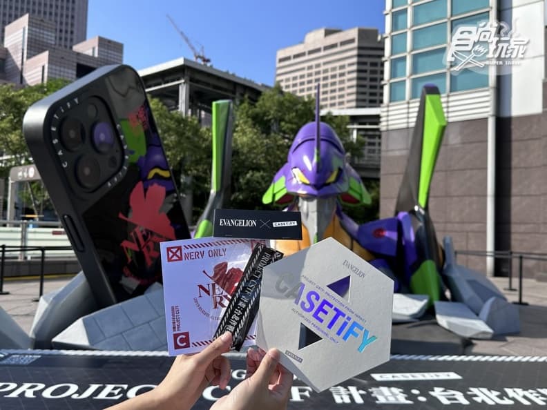 《新世紀福音戰士》粉絲快衝！４公尺「試驗初號機」快閃台北101，還有限量周邊