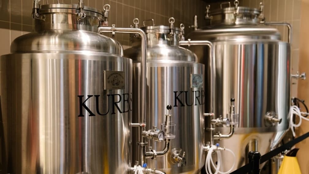 店內有３個Booch Tank康普茶專用發酵桶。（圖片來源：KURE8）