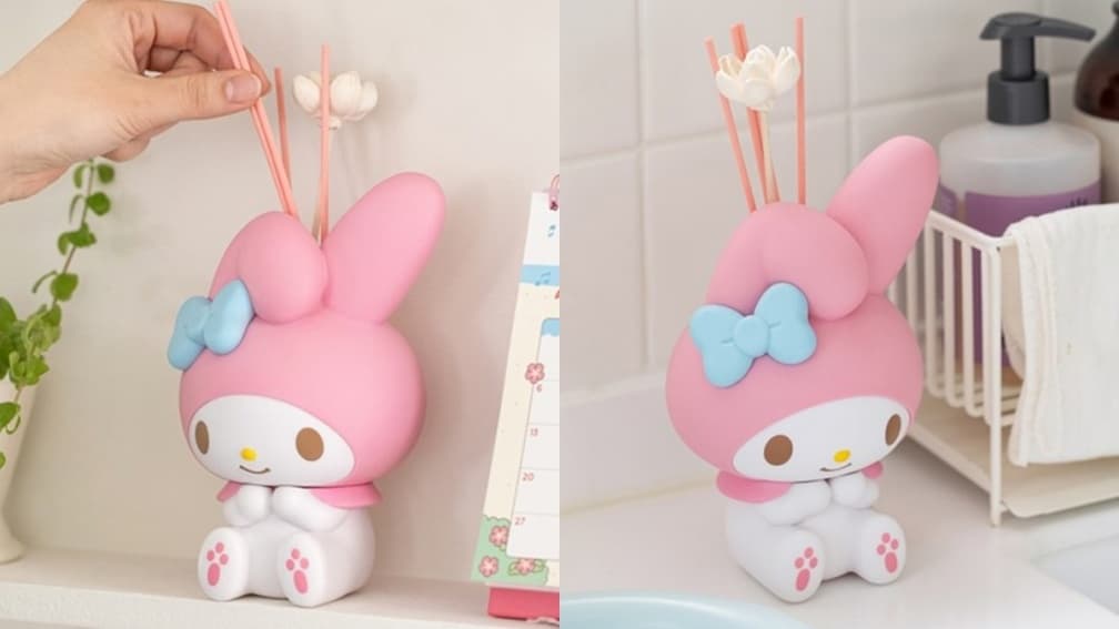 Q萌爆襲！Hello Kitty擴香瓶把家裡變花園，還有美樂蒂飄柑橘香