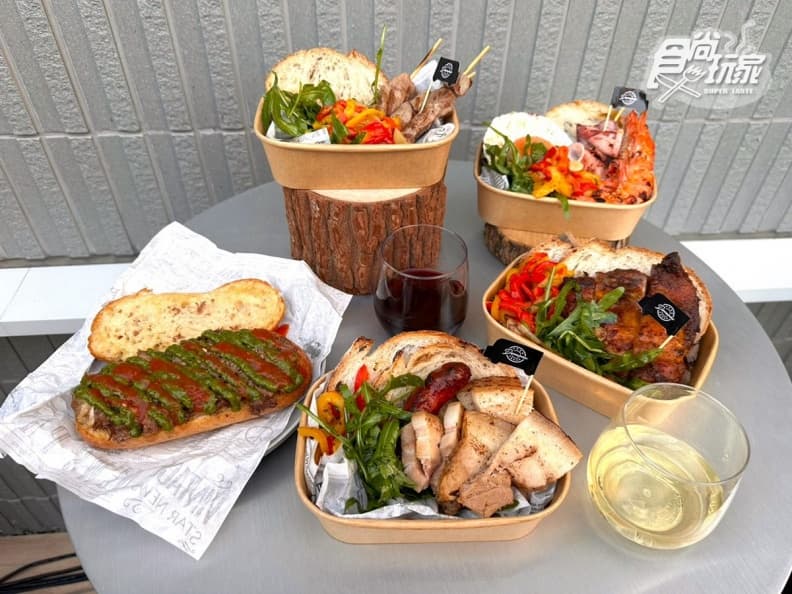 【新開店】每週只有３天！忠泰NOKE餐車超chill，爽嗑５款義料配摩天輪美景