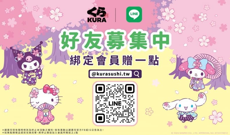 打卡送凱蒂貓大頭車票套!藏壽司聯名三麗鷗推限定店,全台僅「這4家」快衝 打卡送凱蒂貓大頭車票套!藏壽司聯名三麗鷗推限定店,全台僅「這4家」快衝