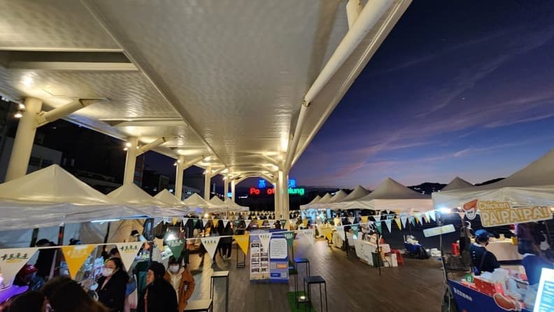 「最美海港商城」開幕了！７大餐飲、日系藥妝進駐，快閃３天免費市集快衝