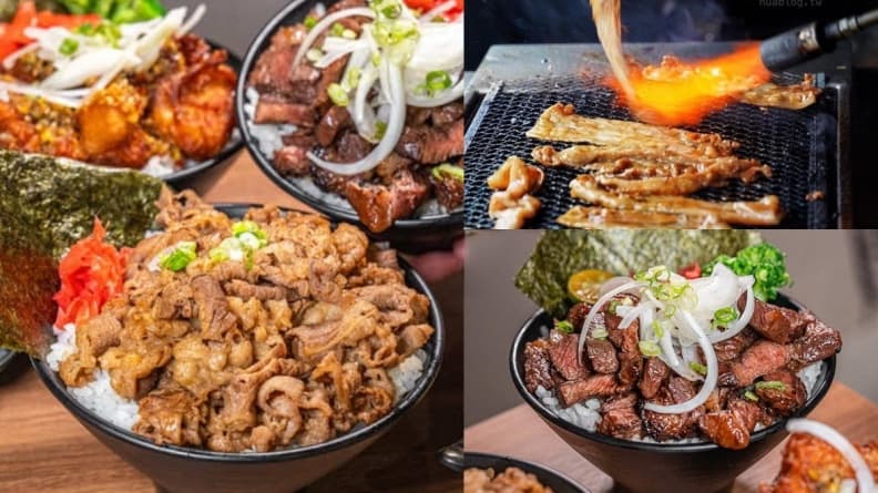 【獨家】丼飯第２份半價！超浮誇「炙燒肉丼」最低103元，免費雞白湯喝到飽