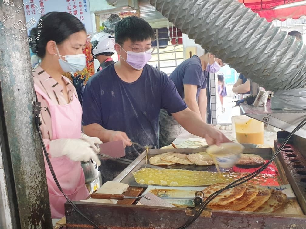 旭達豆漿店蛋餅是很熱門的品項。（圖片來源：米寶麻幸福滿載）