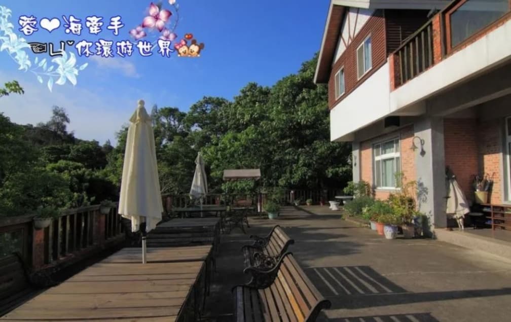 福田瓦舍大露臺可看到星星。（圖片來源：蓉蓉牽手ㄩˇ你環遊世界）