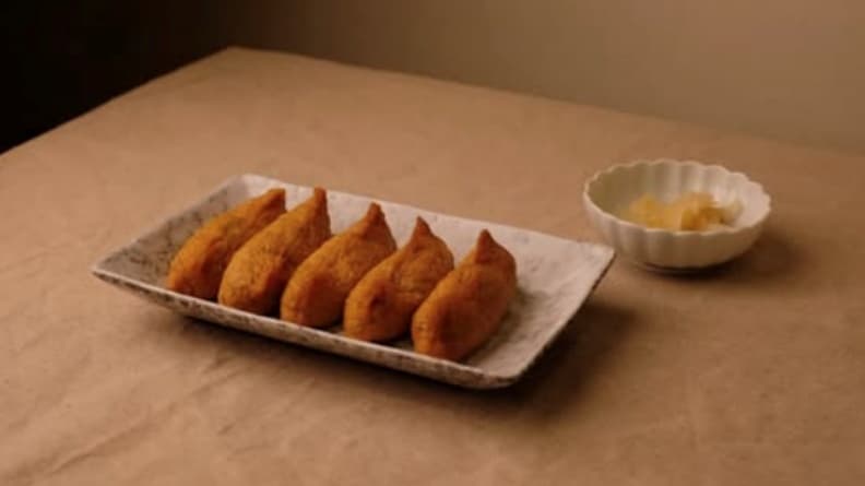 簡單美味的豆皮壽司引人回味。（圖片來源：多馬和食）