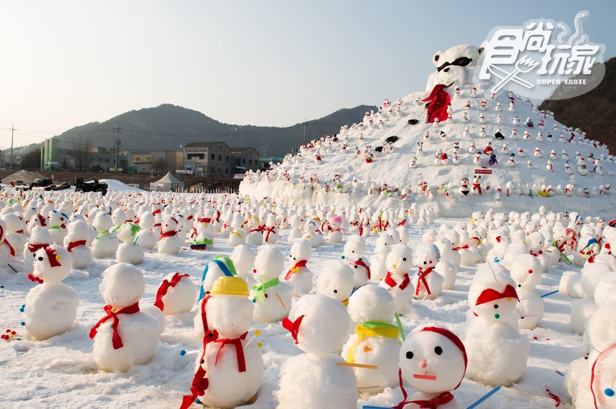 冰上釣魚、徒手抓魚、 堆雪人， 韓國超夯山川魚慶典