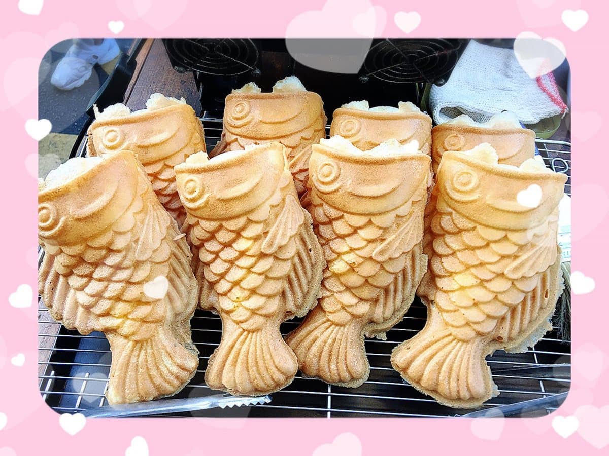 「草莓煉獄」吃過沒！人氣鯛魚燒買1送1