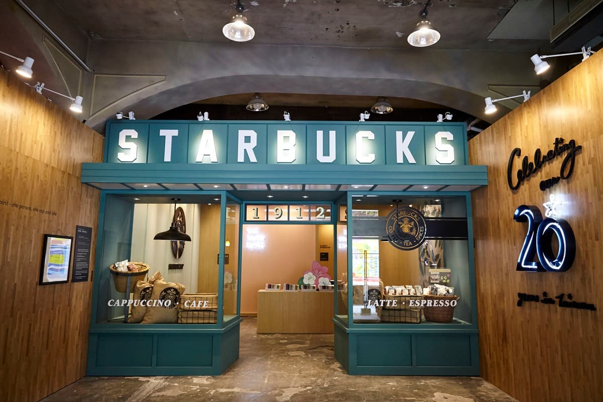 星巴克特展！超多20周年限定甜點，還有超大杯杯！
