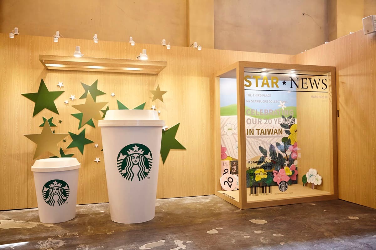 星巴克特展！超多20周年限定甜點，還有超大杯杯！