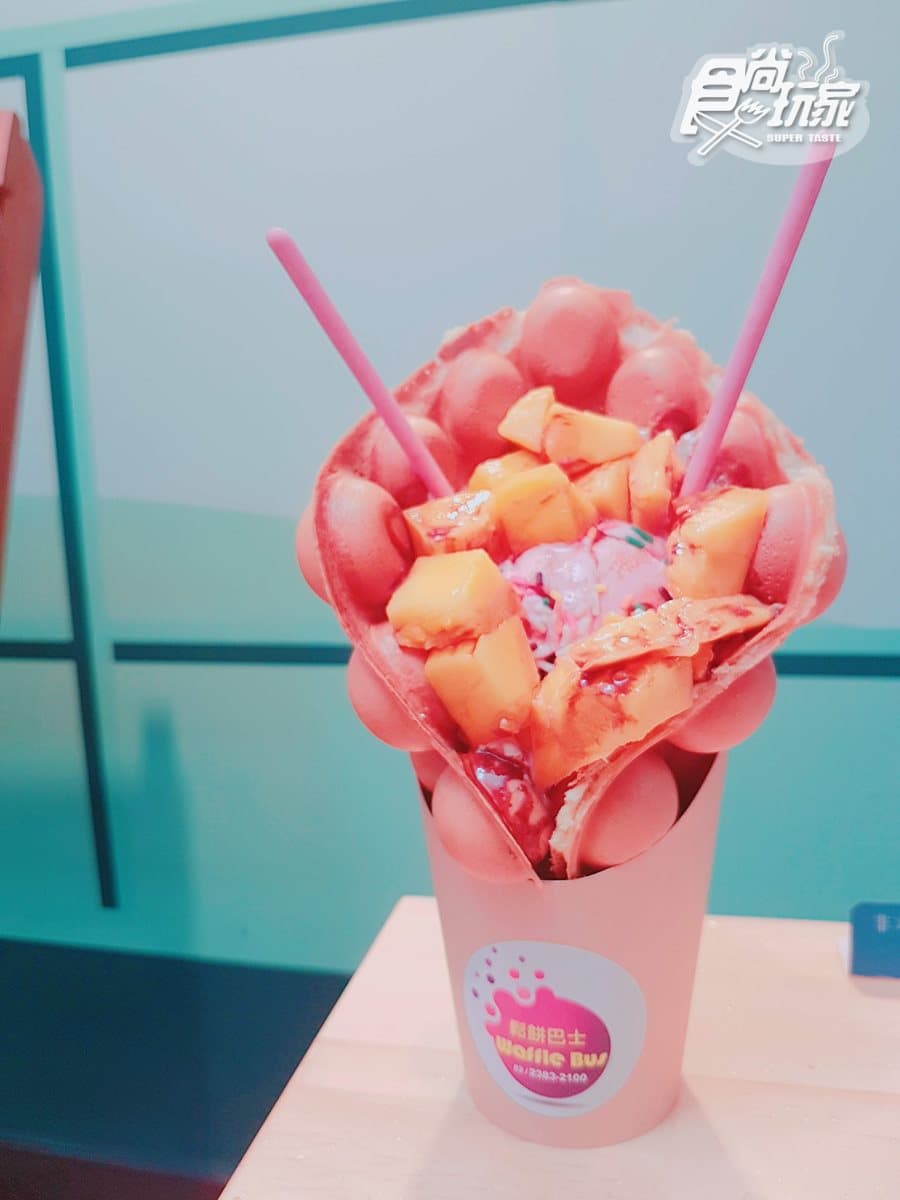 【新開店】 最萌巴士吃美拍系雞蛋仔  芒果OREO都包進來