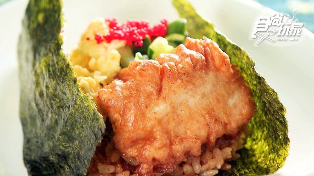 澎湖早餐這家好紅 「桃太郎飯糰」包進唐揚炸雞超日本味