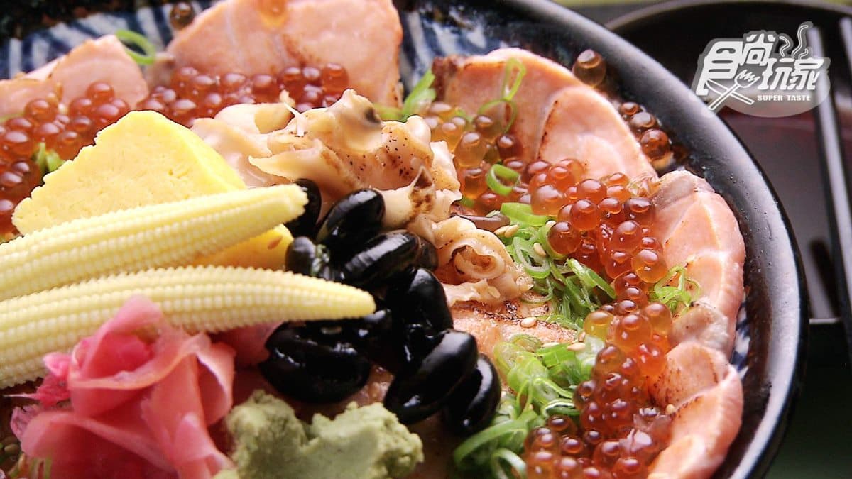 料比飯多的浮誇豪華海鮮丼！15種海鮮好吃到懷疑人生