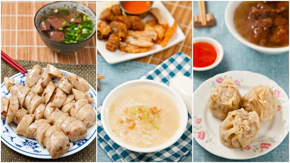 原來基隆人早餐都吃這些！先煎後烤蔥油餅、檜木桶蒸大腸圈、鹹粥配雞捲