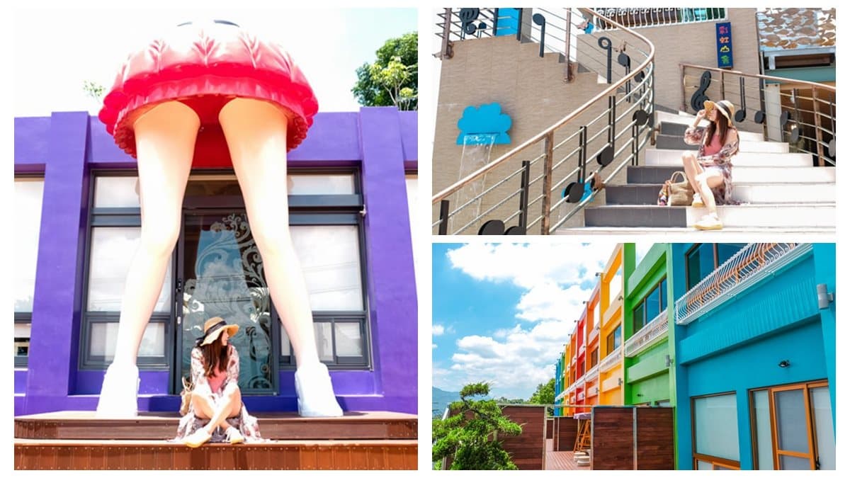 最養眼的「巨人美腿」！台中超夯IG景點  彩虹建築、蠟筆牆拍不停