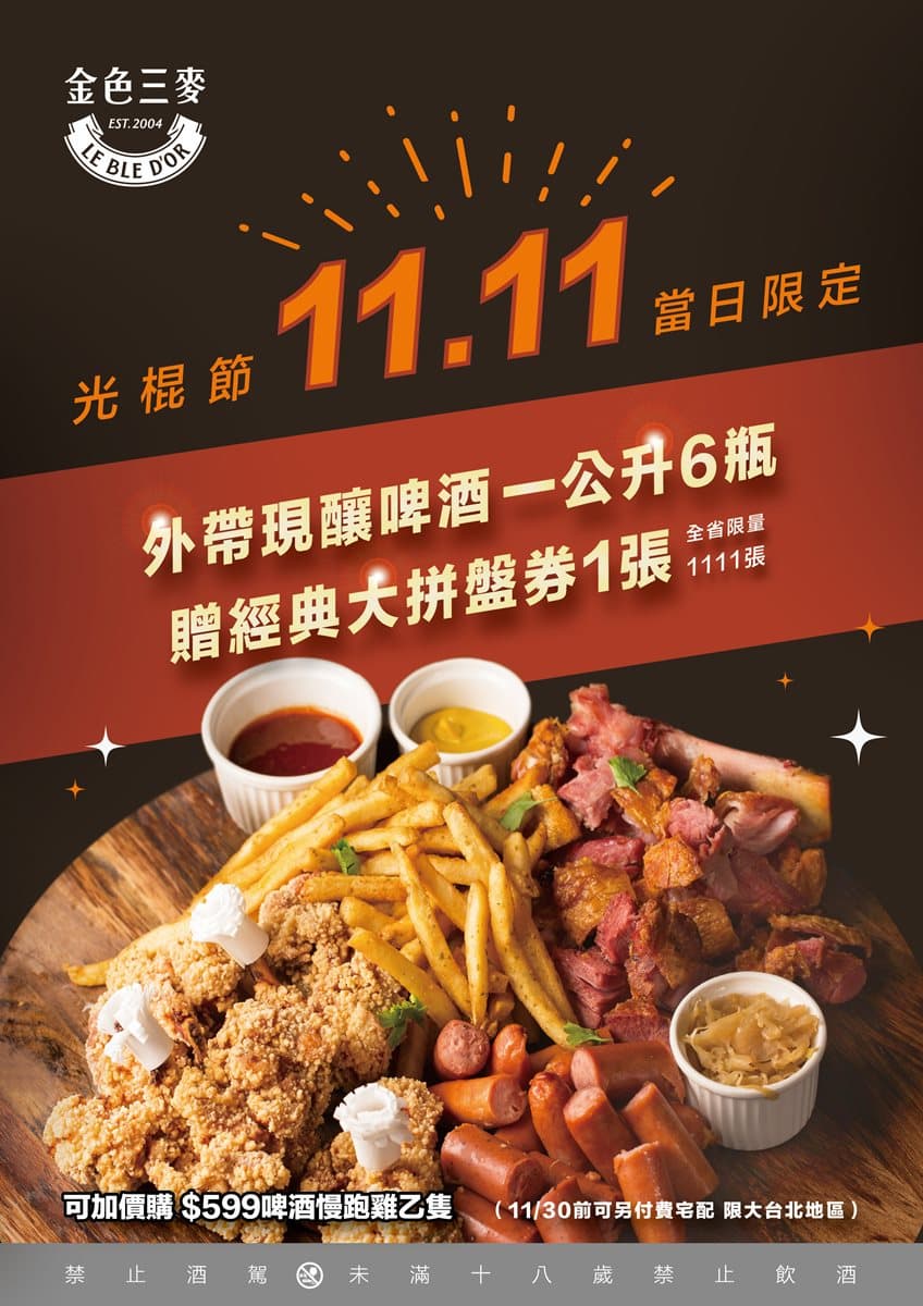 最強「1111優惠」懶人包！必敗美食、住玩、購物35家