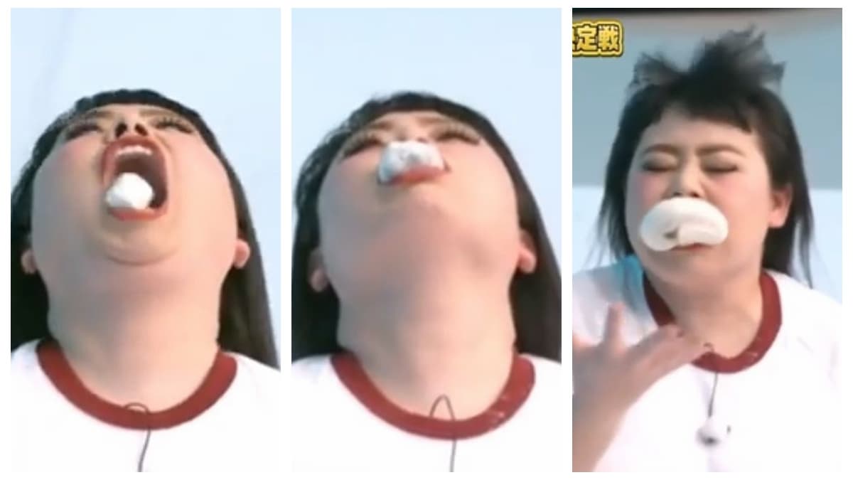 渡邊直美跟蔡依林尬舞! 隔空嘴接9cm大肉包好好笑 渡邊直美跟蔡依林尬舞! 隔空嘴接9cm大肉包好好笑