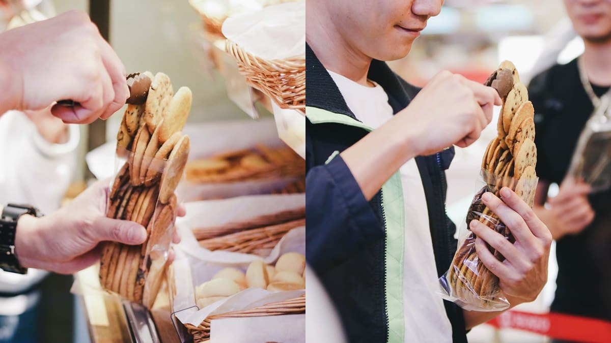 疊疊樂挑戰!一人280元12種口味「餅乾堆到飽」,拿多少就看你的技巧