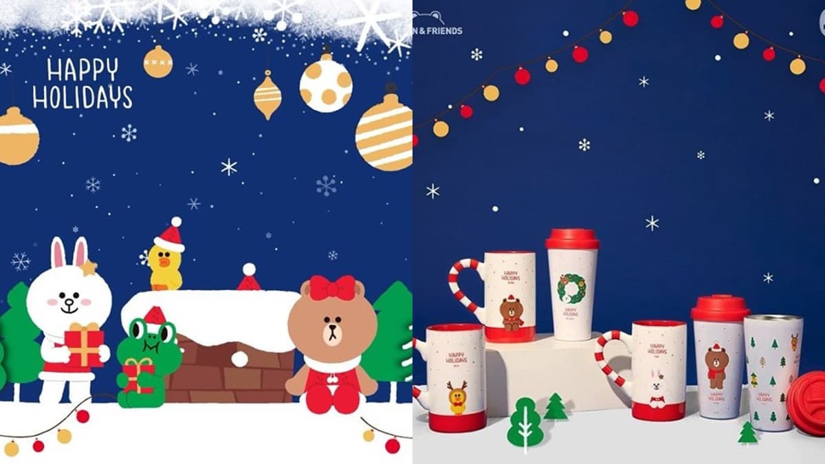 賣萌度絕對滿分！ 韓LINE推熊大吊掛燈飾、KAKAO祭萊恩限定套房拚耶誕