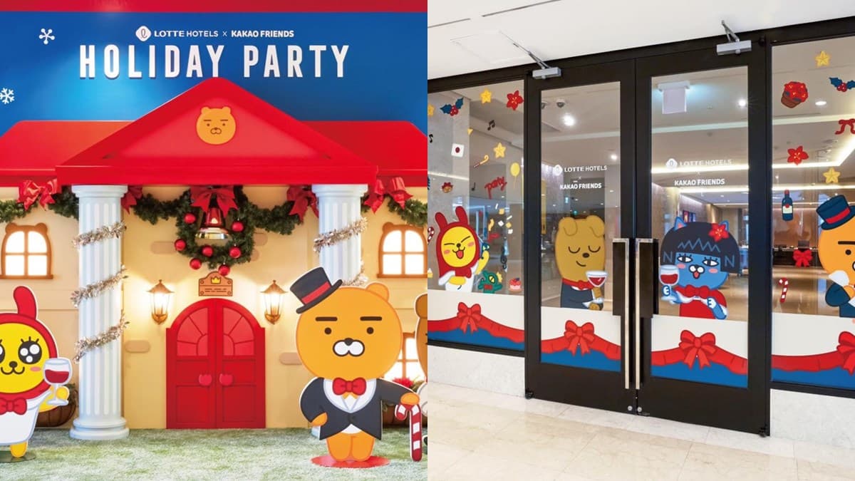 賣萌度絕對滿分！ 韓LINE推熊大吊掛燈飾、KAKAO祭萊恩限定套房拚耶誕