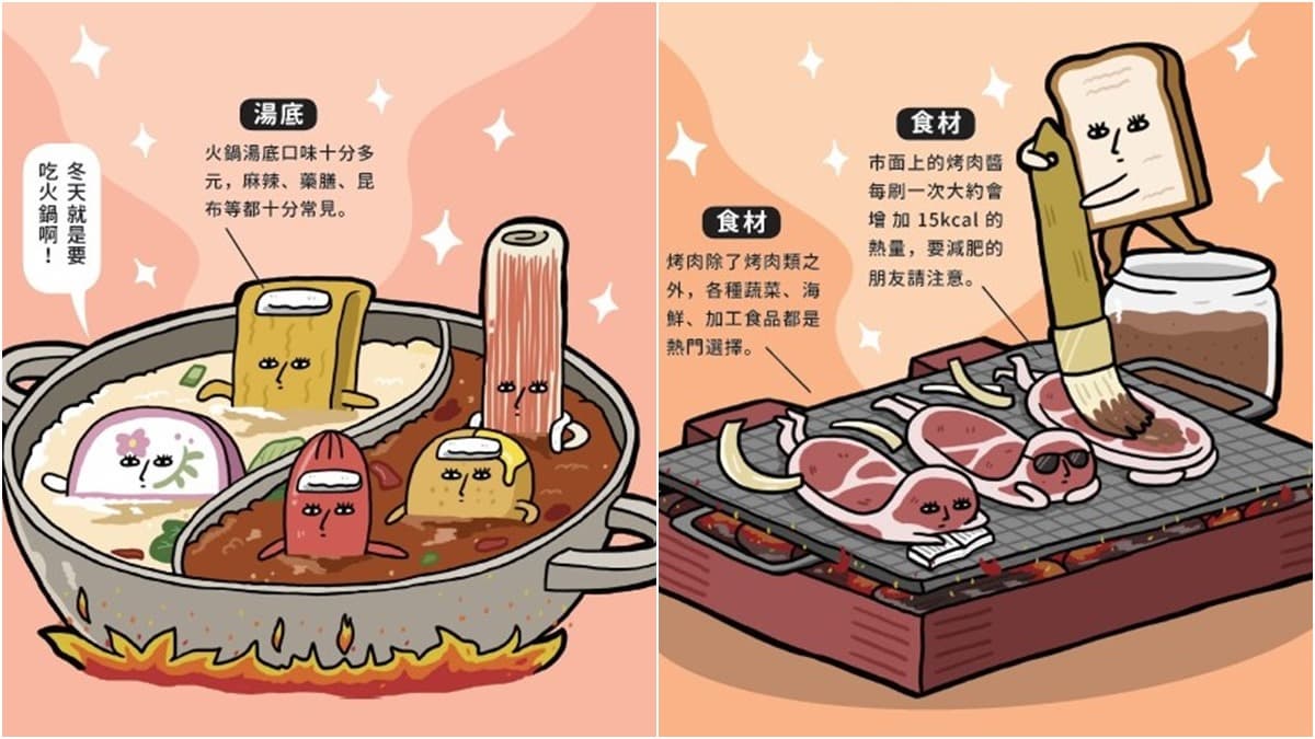 火鍋、燒肉太邪惡?2張圖「卡路里大破解」告別肥滋滋 火鍋、燒肉太邪惡?2張圖「卡路里大破解」告別肥滋滋