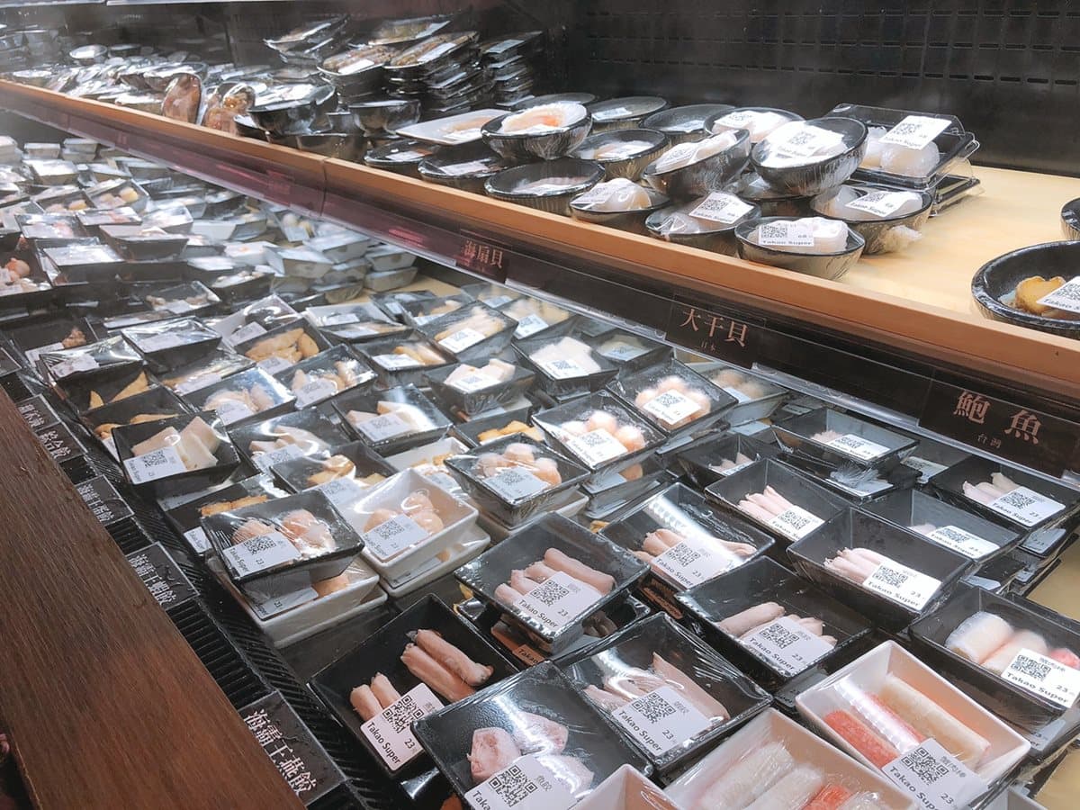 【新開店】台北最大超市火鍋！海霸王「前鎮水產」300種新鮮食材，60元副食吧吃到飽