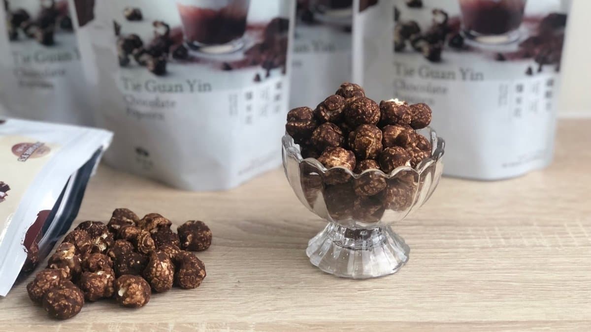天仁茗茶出爆米花！「HERSHEY'S巧克力＋鐵觀音茶」口味，無油清爽超唰嘴