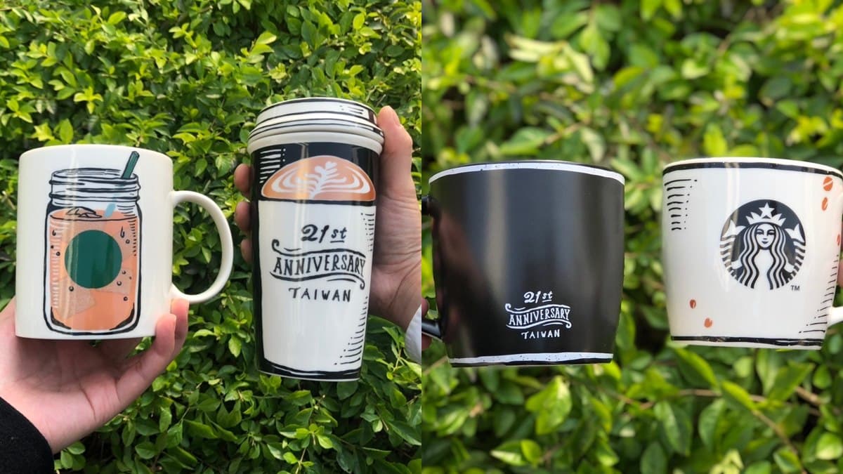 超想收！星巴克首推「2D漫畫風格」限定商品：拉花馬克杯、手繪隨身瓶