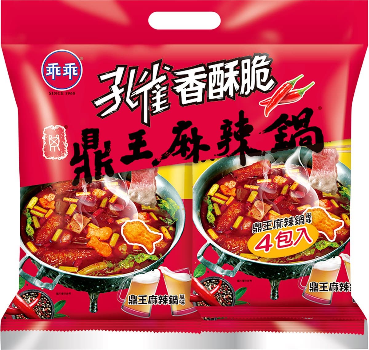 麻辣迷必搶！孔雀香酥脆聯名「鼎王麻辣鍋」出餅乾，加碼送鼎王肉品