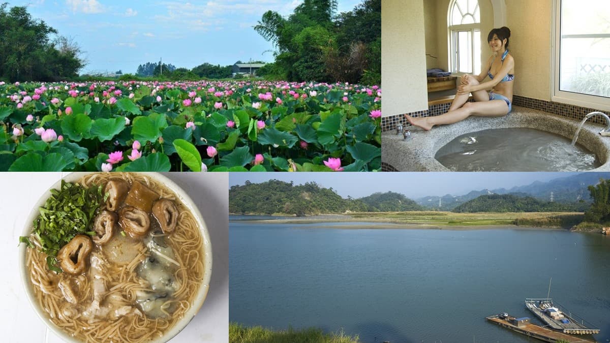 白河蓮花季開跑！親手種蓮花，吃烤大腸麵線、泡世界3大泥漿溫泉