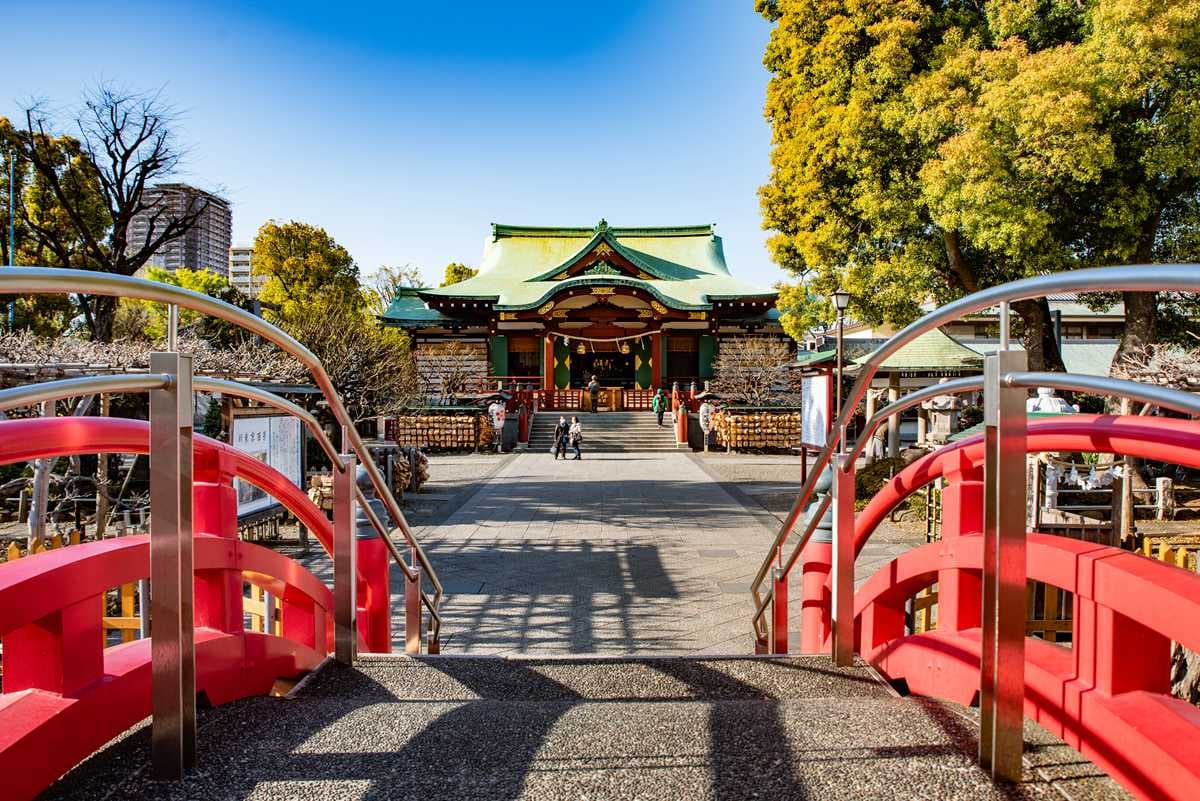 日本東京旅遊龜戶天神社賞櫻
