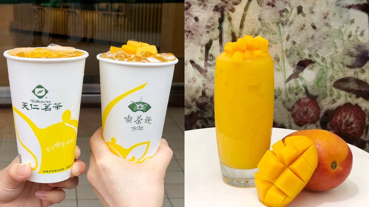 不喝不行！天仁茗茶「芒果季」登場，搶喝「芒果鮮奶綠」