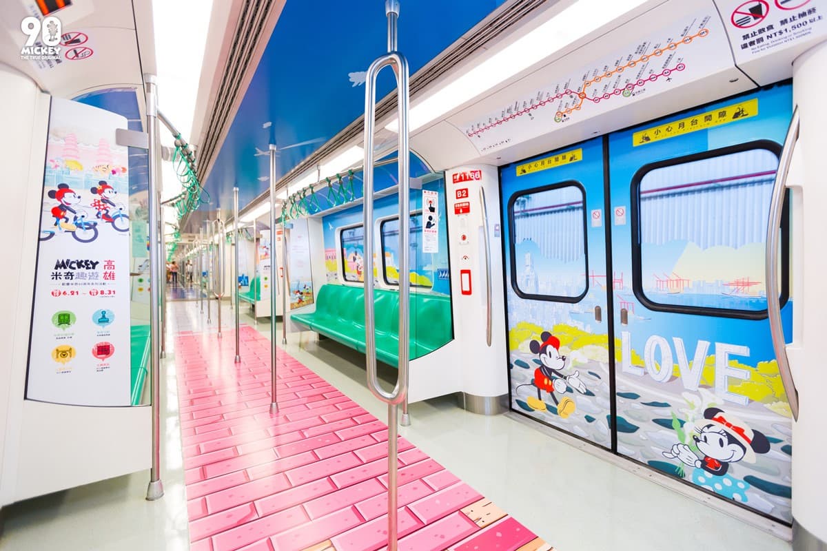 迪士尼迷出發！遊高雄限定「米奇彩繪列車」在這，7大必拍主題背景