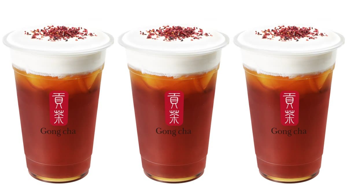 玫瑰控要喝！貢茶推4款「玫瑰鐵觀音」飲品，這款加入「荔枝珍珠」