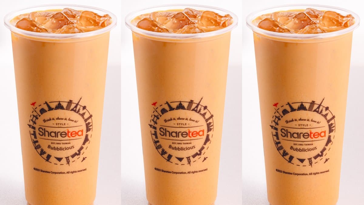 一秒到泰國！Sharetea、歇腳亭最新「泰奶系列」，必喝「泰式珍珠奶茶」